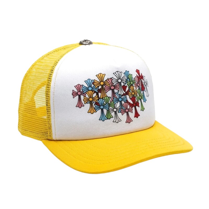 Chrome Hearts Floral Retro Style Yellow Hat