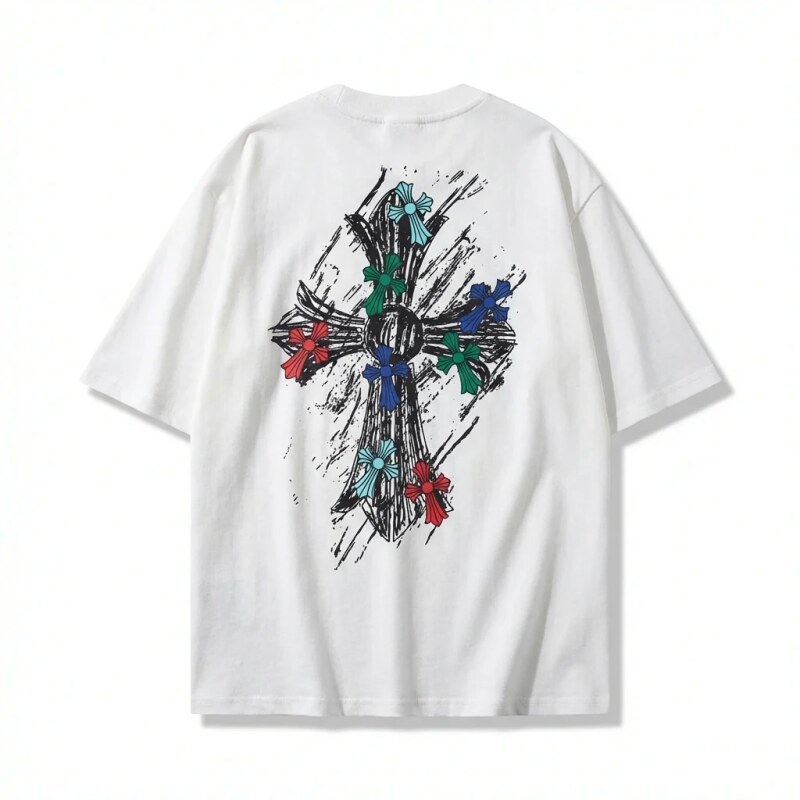 Chrome Hearts Graffiti Style White T-shirt