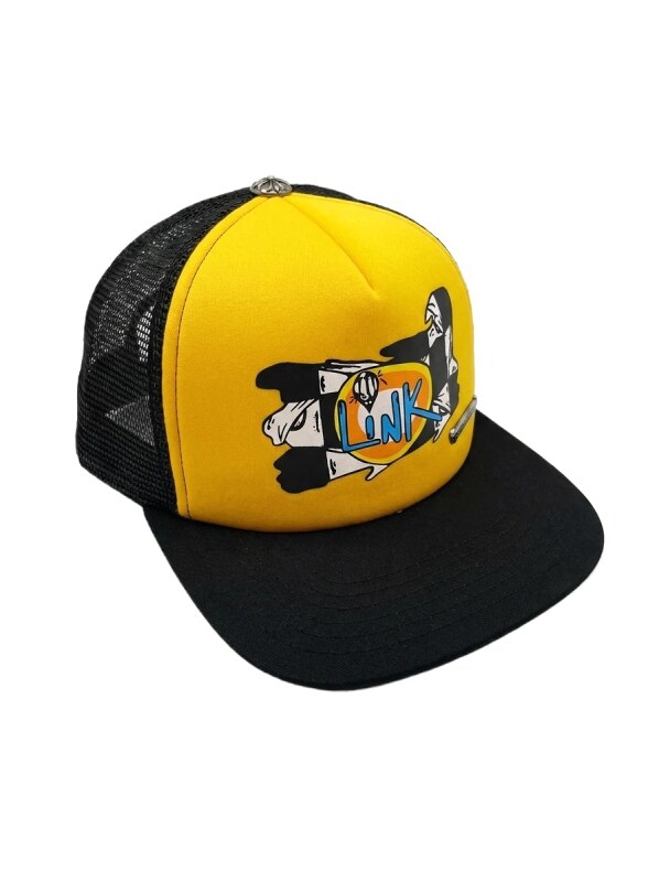 Chrome Hearts Link Series Trendy Yellow and Black Hat