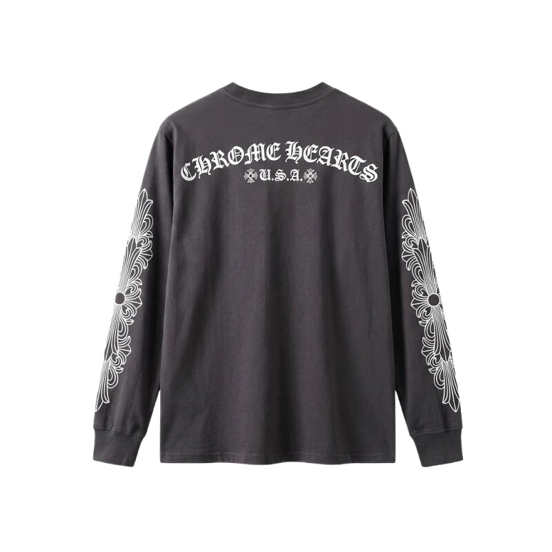 Chrome Hearts retro style black long-sleeve