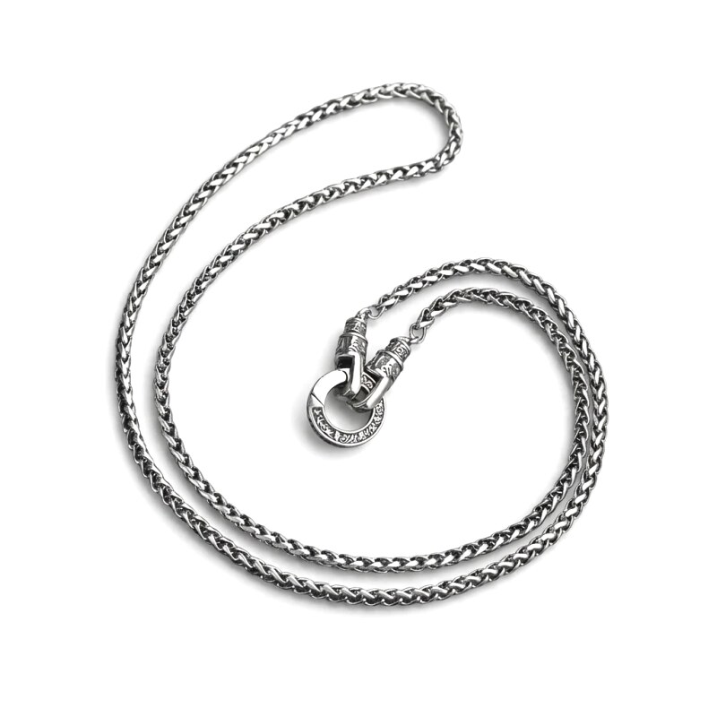 Chrome Hearts Retro Style Silver Necklace