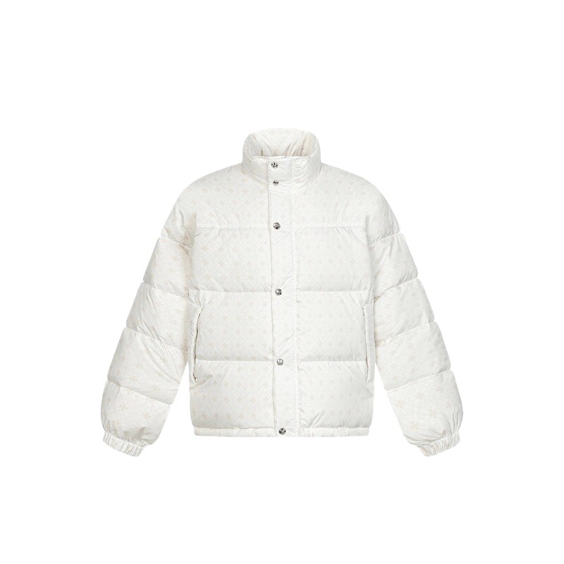 Chrome Hearts Retro Style White Cotton Coat