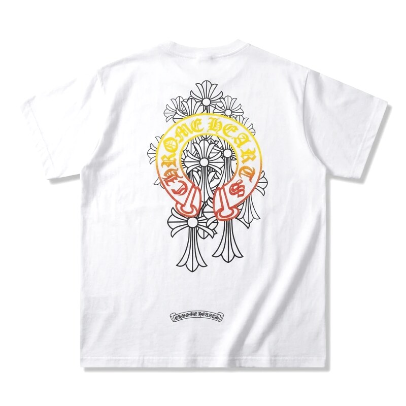 Chrome Hearts Retro Style White T-shirt
