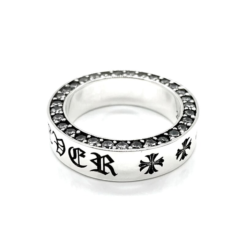 Chrome Hearts Silver Dark Style Ring