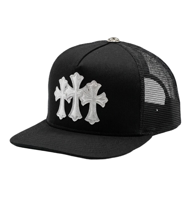 Chrome Hearts Silver Jewelry Black Tide Hat