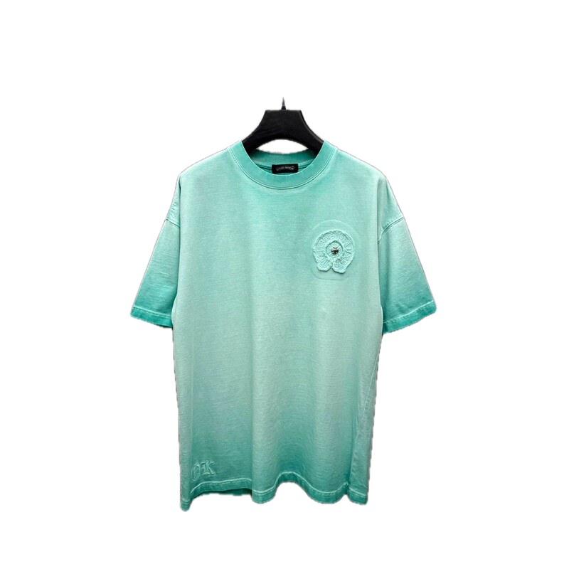 Chrome Hearts Vintage Style Mint Green T-shirt