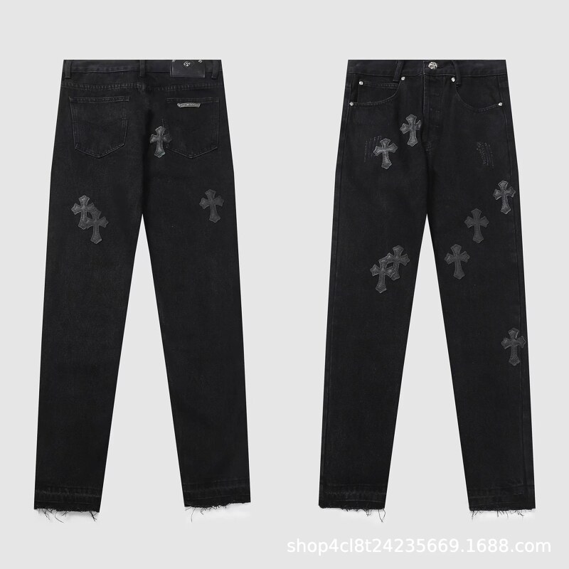 Chrome Hearts Weekend Graphic jeans Light Denim Jeans for Seasonal Looks
