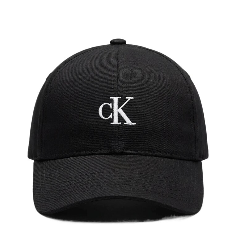 CK minimalist style black baseball cap
