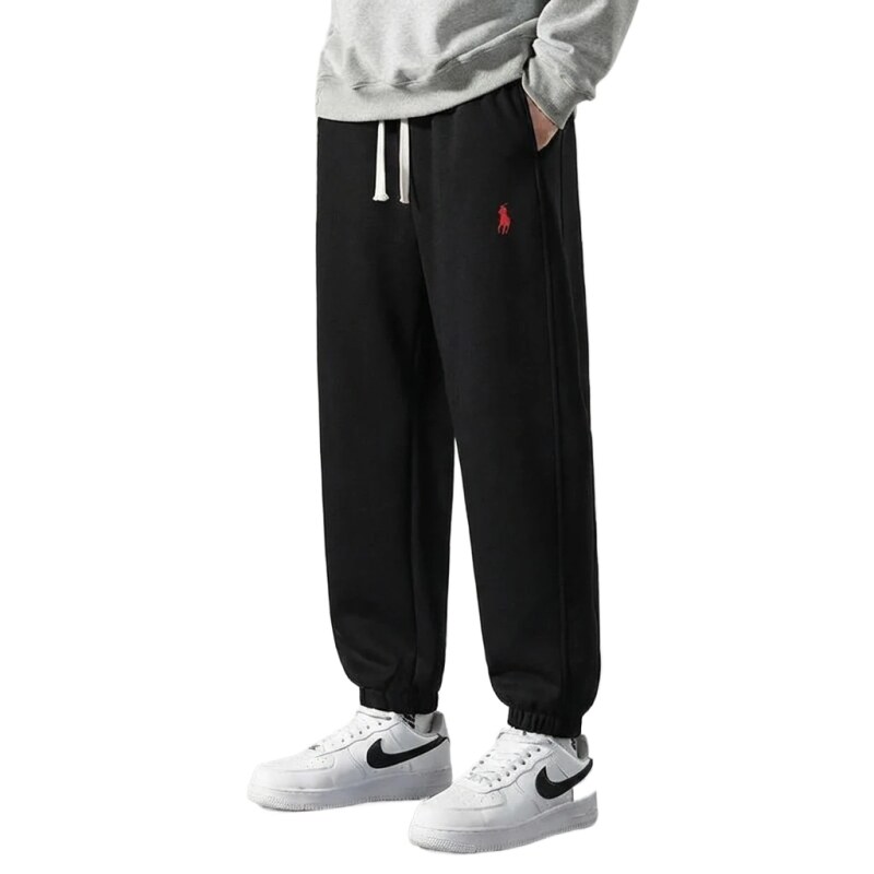 Classic casual black sweatpants of Ralph Lauren