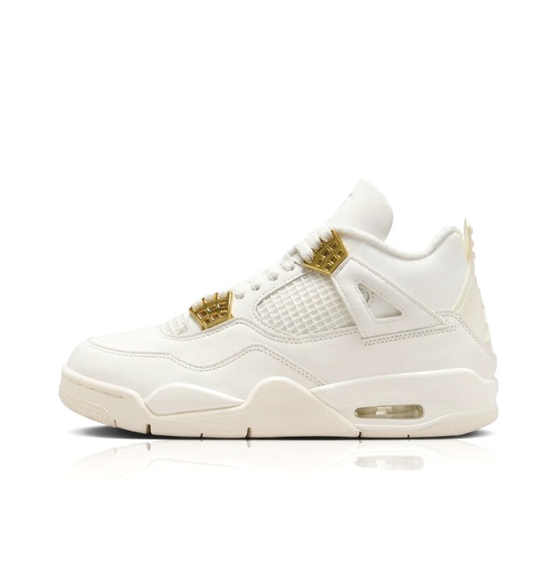 Cool Style White Jordan 4 Sneakers