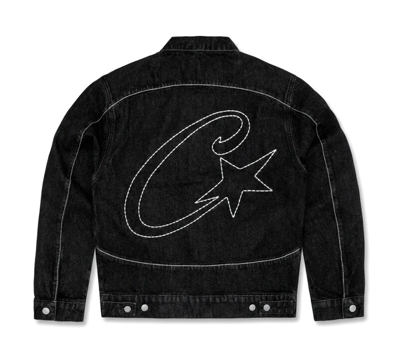 Corteiz black denim jacket