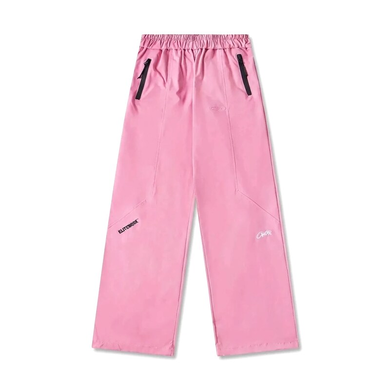 Corteiz Elitework Trendy and Cool Style Pink Pants