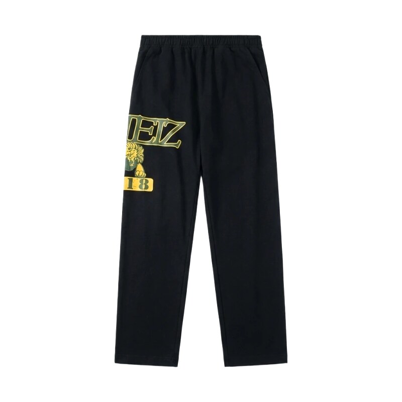 Corteiz Printed Trendy and Cool Style Black Pants
