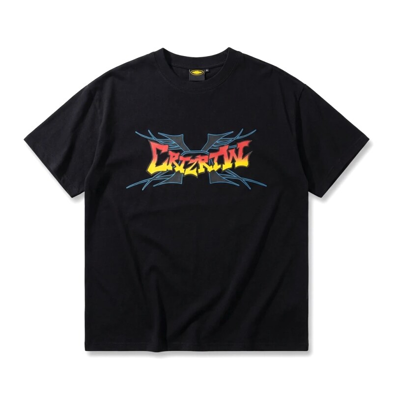 Corteiz Printed Trendy Black T-shirt