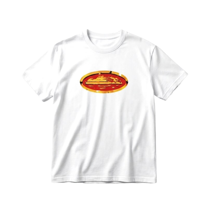 Corteiz Printed Trendy Brand White T-shirt