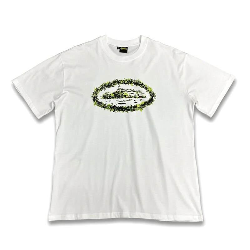 Corteiz Printed Trendy Brand White T-shirt