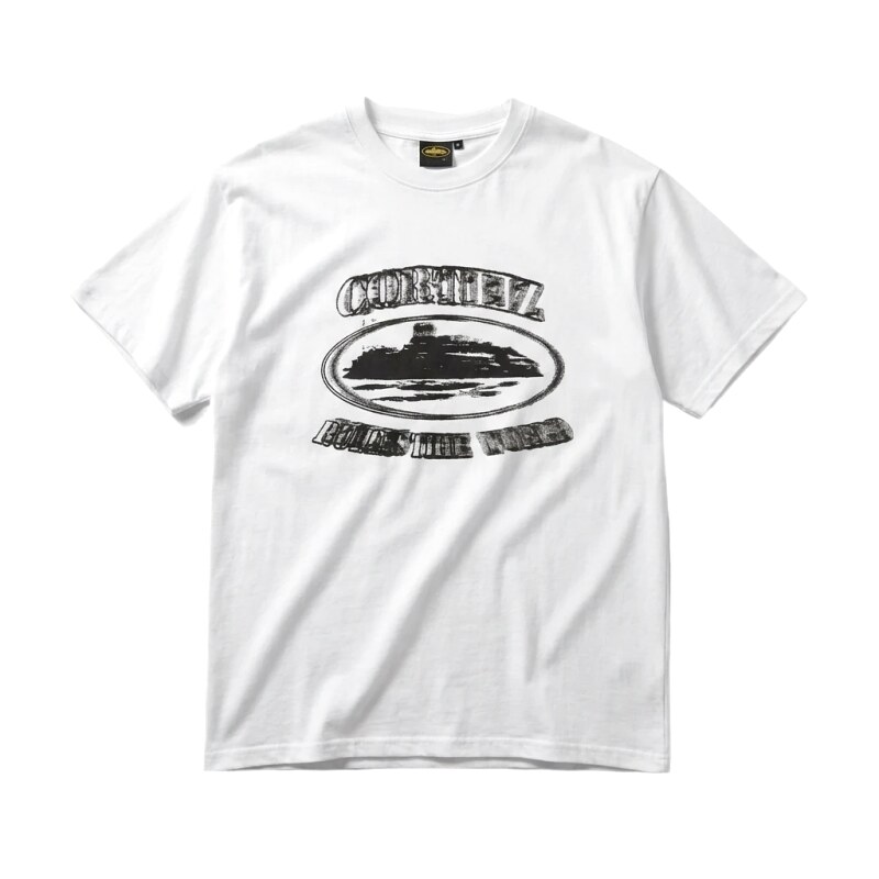 Corteiz retro-style white T-shirt