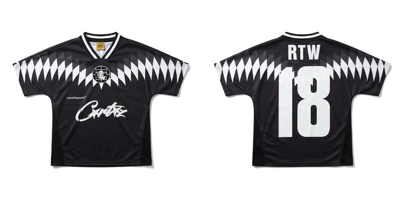 Corteiz RTW Series Black and White Wind Top