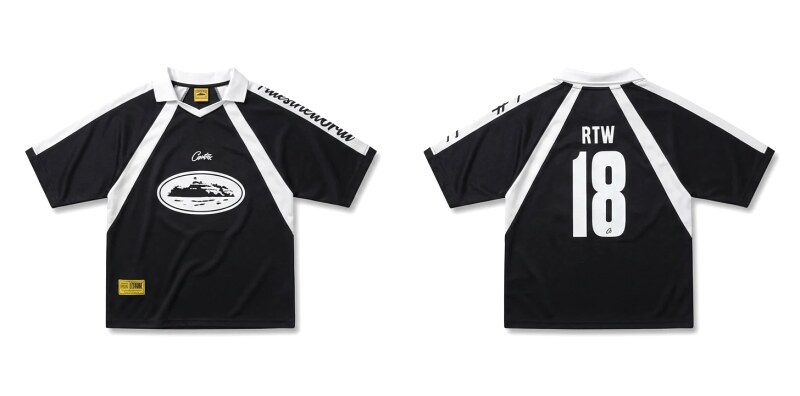 Corteiz RTW Series Sporty Black Short-sleeve Shirt