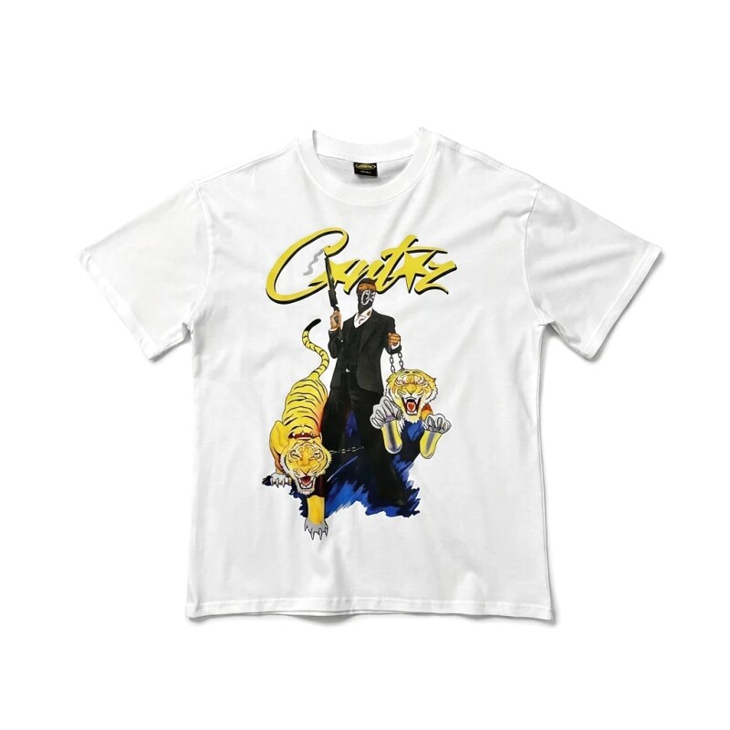 Corteiz Trendy and Cool Style White T-shirt