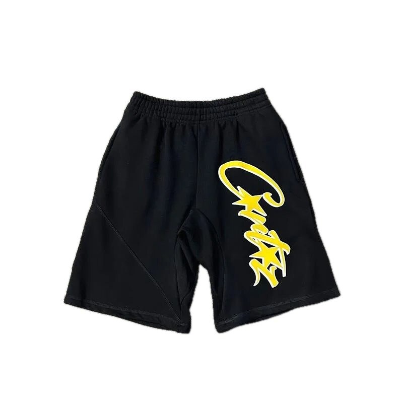 Corteiz Trendy Black Shorts