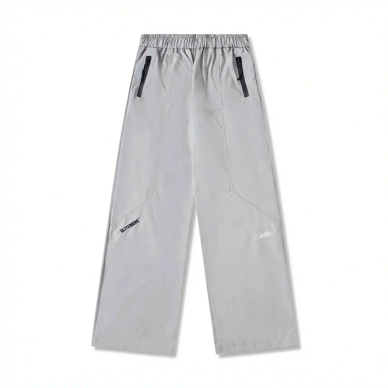 Corteiz Workwear Style Light Grey Trousers