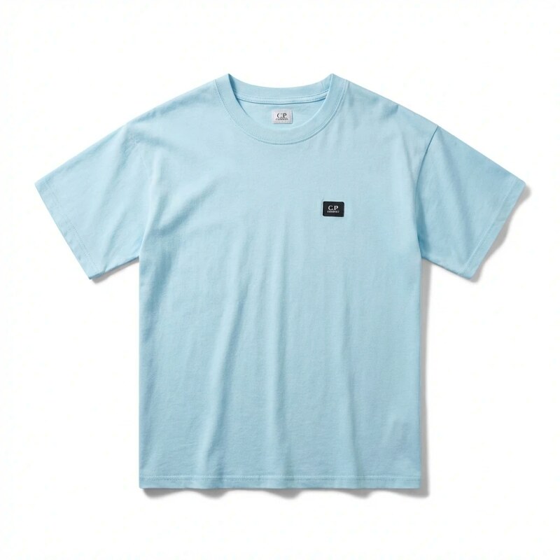C.P. basic simple style light blue T-shirt