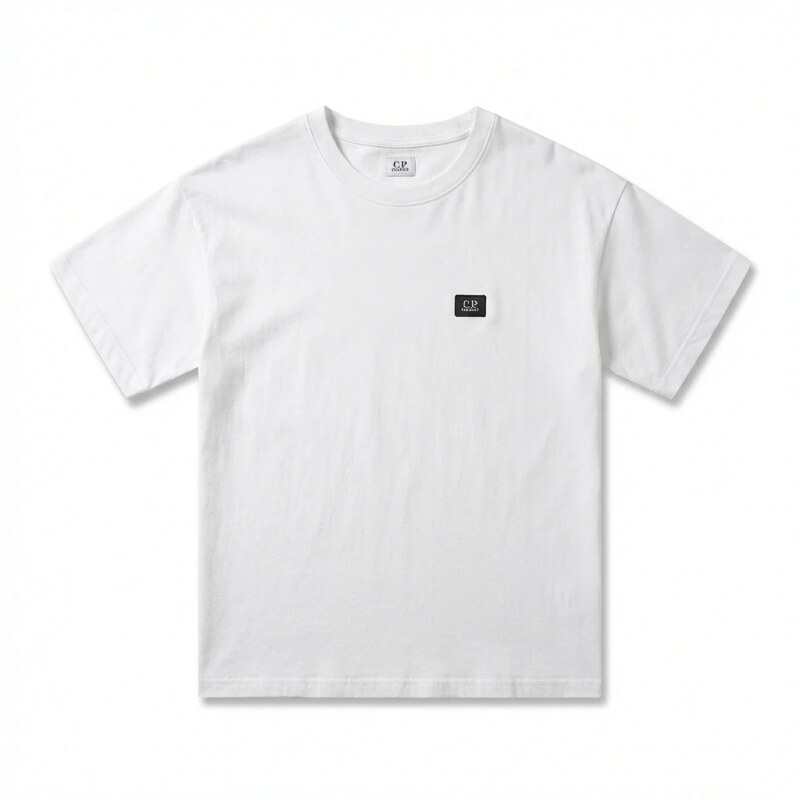 C.P. Basic Style Simple White T-shirt