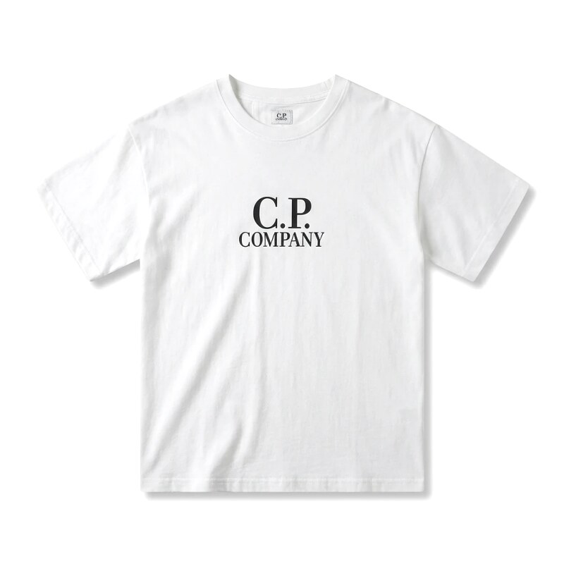 C.P. COMPANY Simple Style White T-shirt