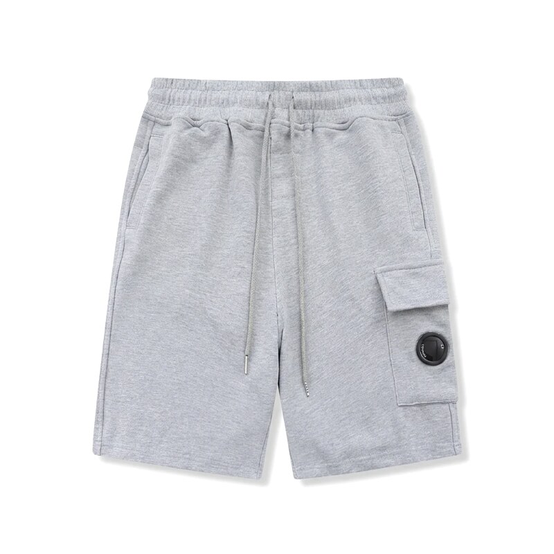 C.P. Company workwear-style grey shorts