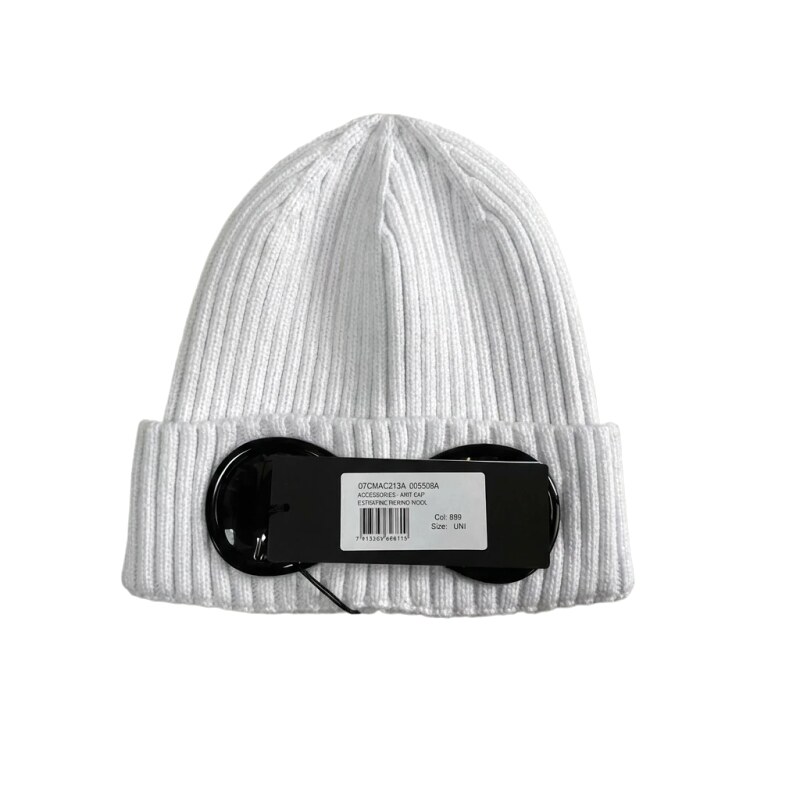C.P. Pure Color Minimalist Style White Hat