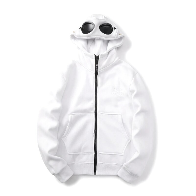 C.P. White Trendy and Cool Style Hoodie