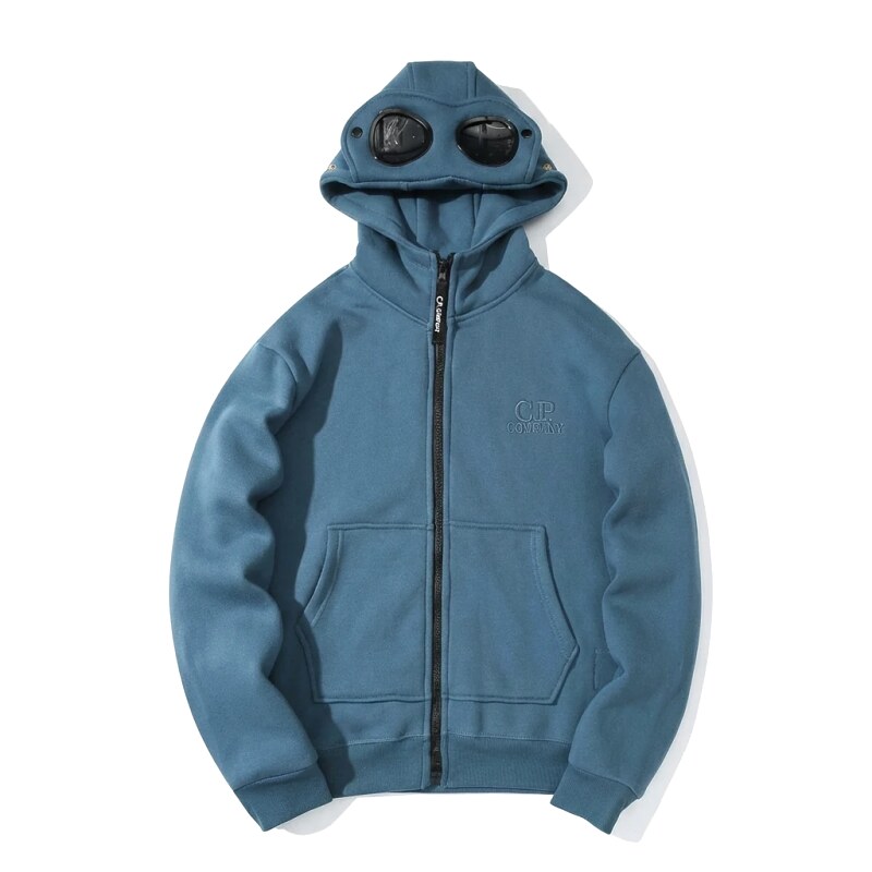 C.P. Workwear Style Blue Hoodie