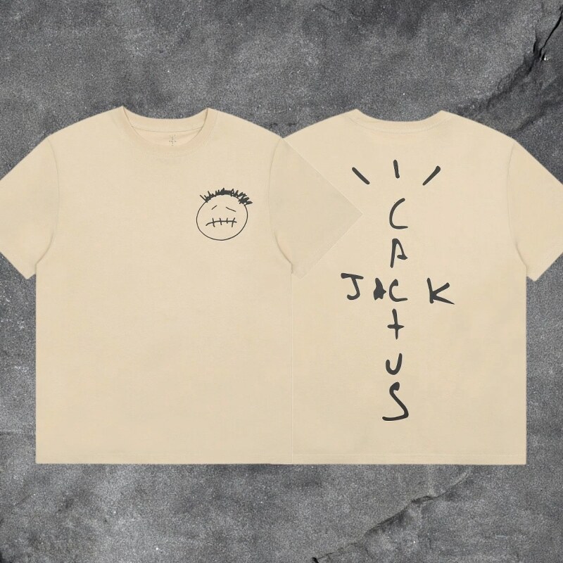 Denim Tears 2031-96 Beige Graphic T-Shirt Warm Weather