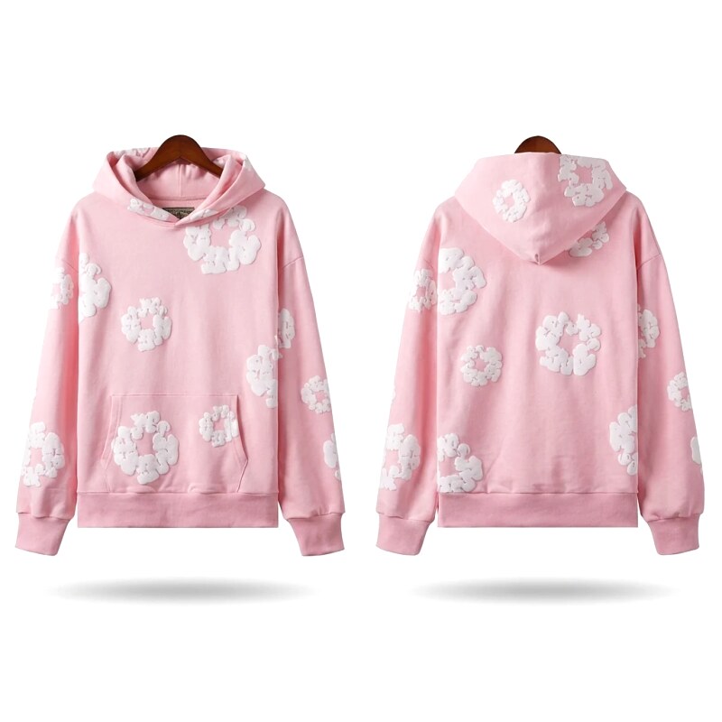 DENIM TEARS Floral Pink Hoodie