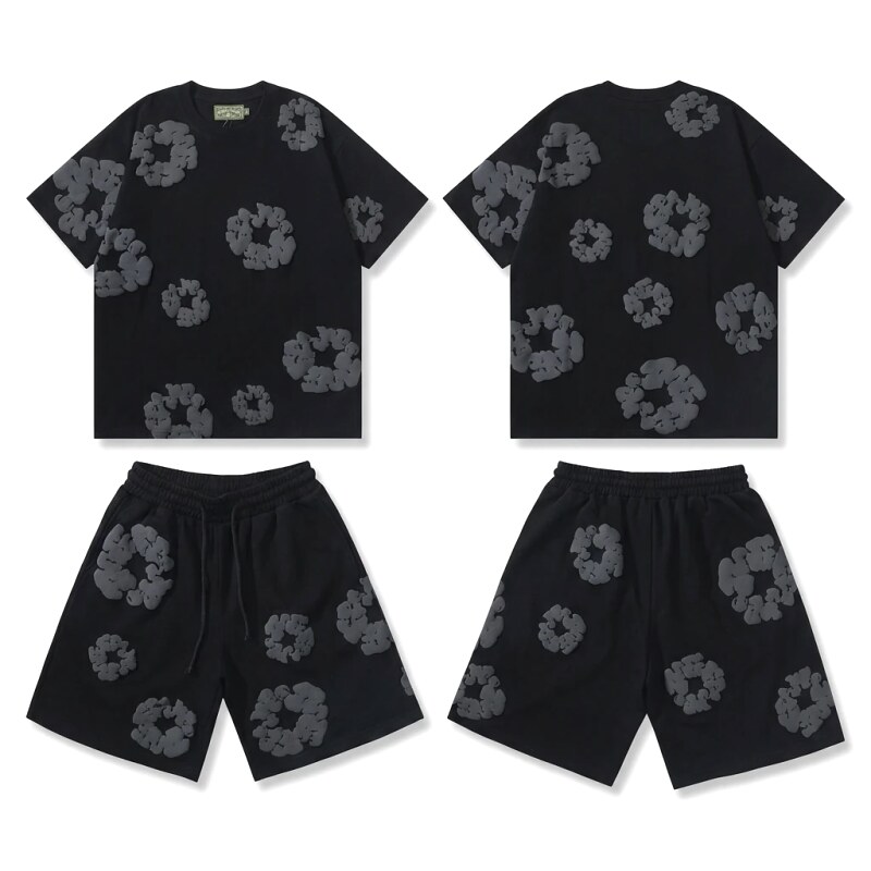DENIM TEARS Printed Casual Black Suit
