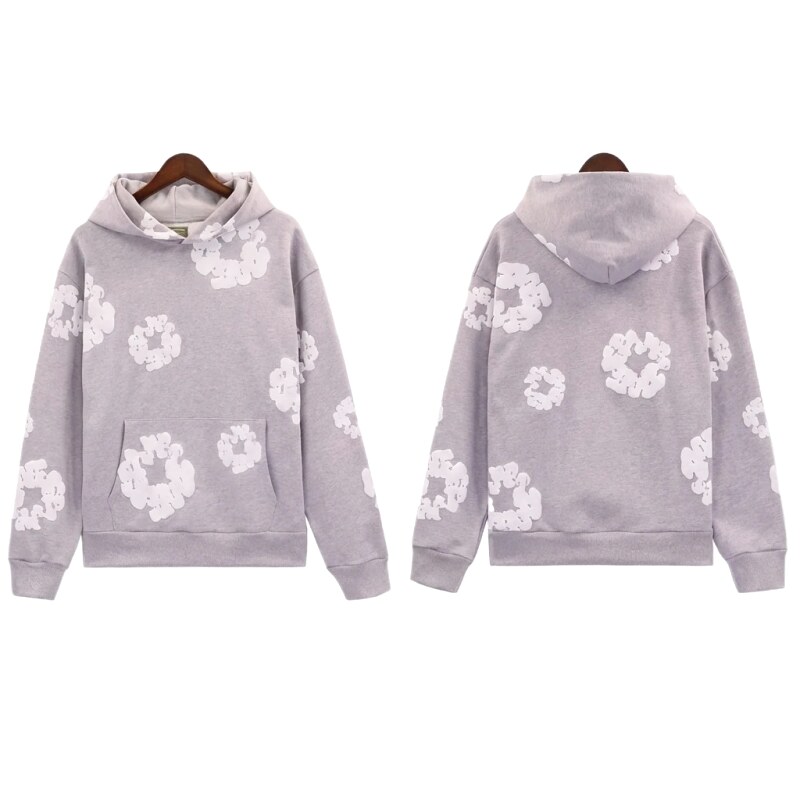DENIM TEARS Printed Casual Grey Sweatshirt