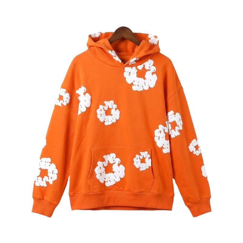 DENIM TEARS Printed Orange Sweatshirt