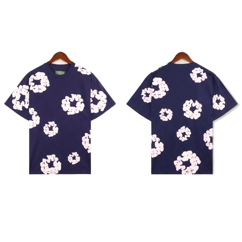 DENIM TEARS Printed Retro Style T-shirt