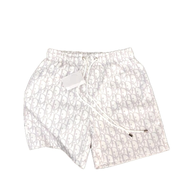 Dior Classic Monogram Casual Style Light Gray Shorts