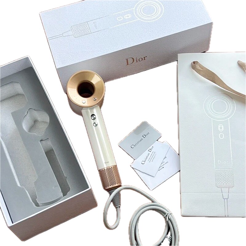 Dior Hair Dryer in White and Gold
