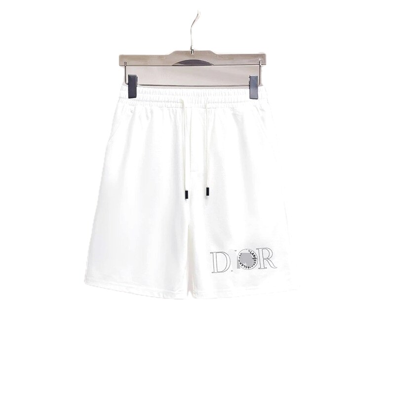 Dior Letter Print Casual Style White Shorts