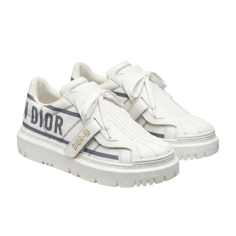 Dior letter - printed casual white shoes