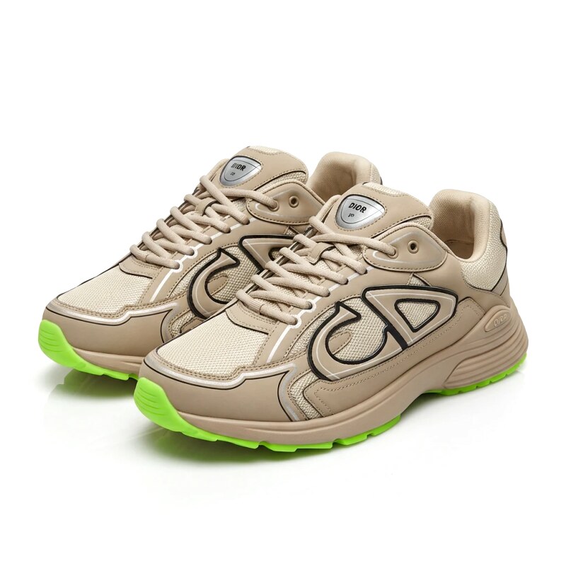 Dior retro style mint green sports shoes