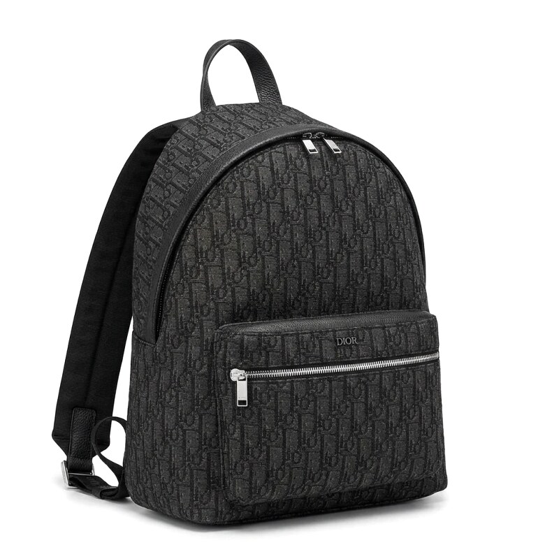 Dior's classic black backpack