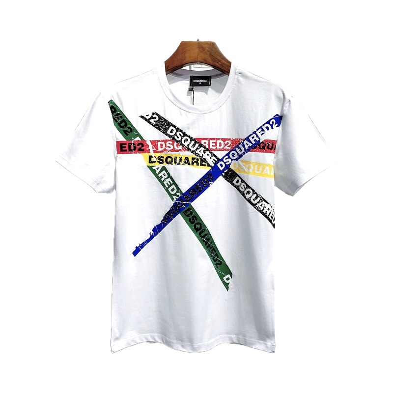 DSQUARED2 Printed Street Style White T-Shirt