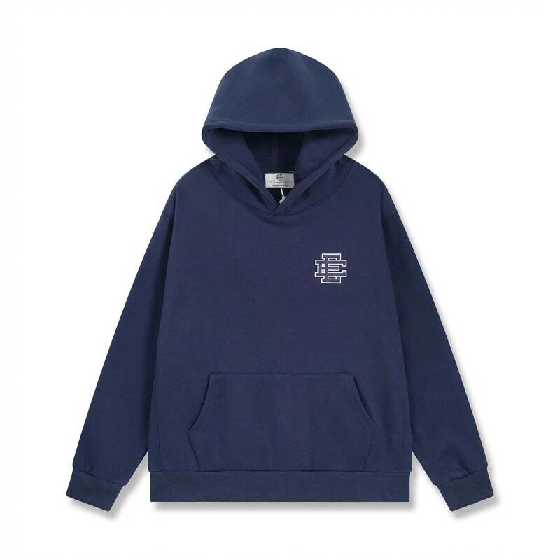 Eric Emanuel Minimalist Style Navy Blue Sweatshirt