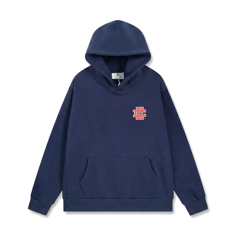 Eric Emanuel simple style navy blue hoodie