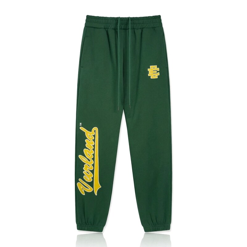 Eric Emanuel sporty dark green sweatpants