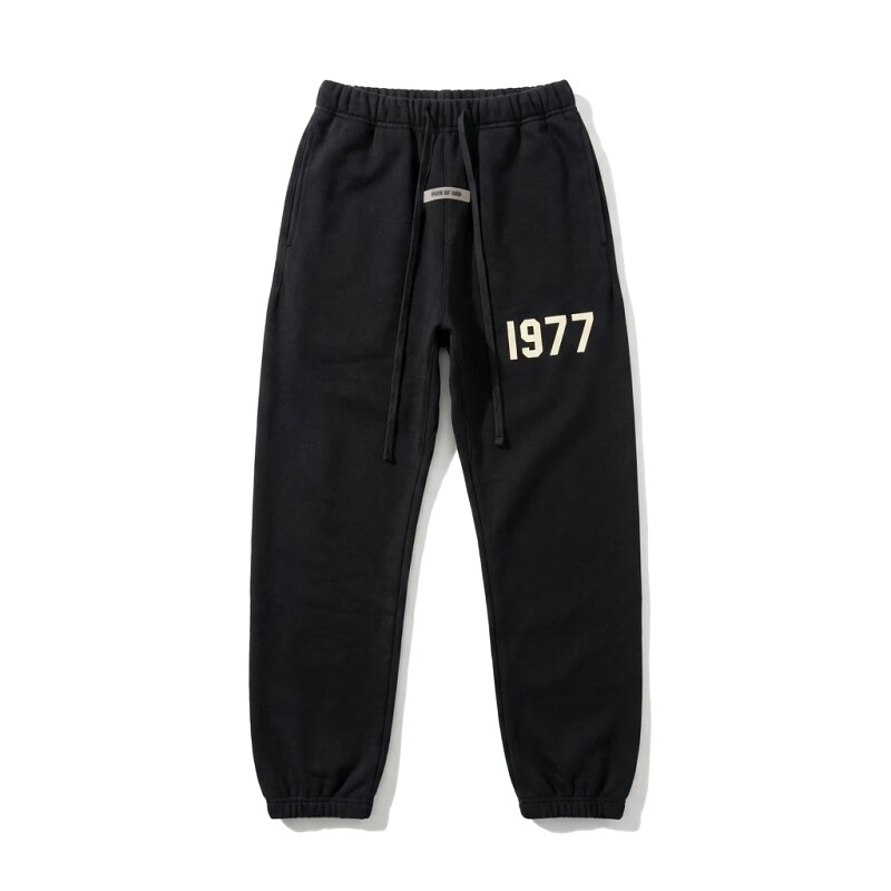 ESSENTIALS 1977 Casual Black Sweatpants